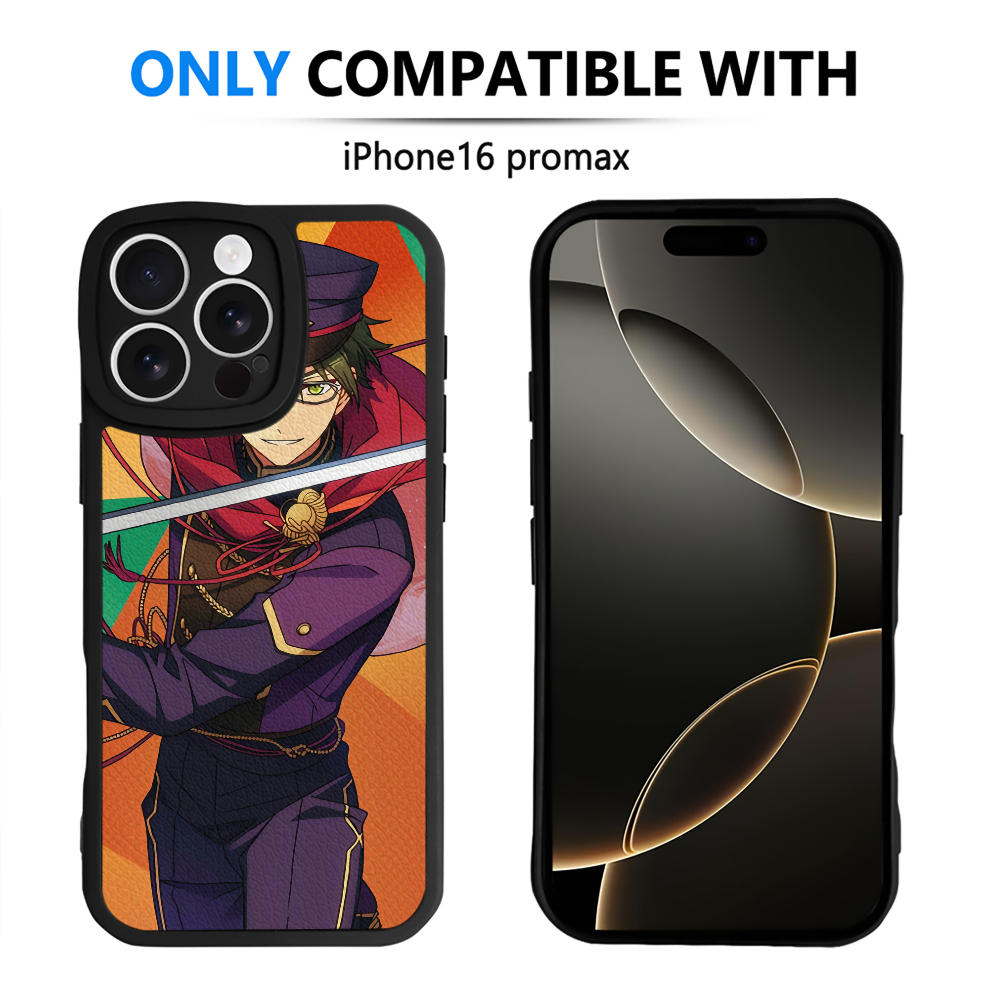 （画像用） あんさんぶるスターズ! Ensemble Stars 【iPhone 16シリーズ対応】シリコンスマホケース（レザー調） 材質：シリコン
